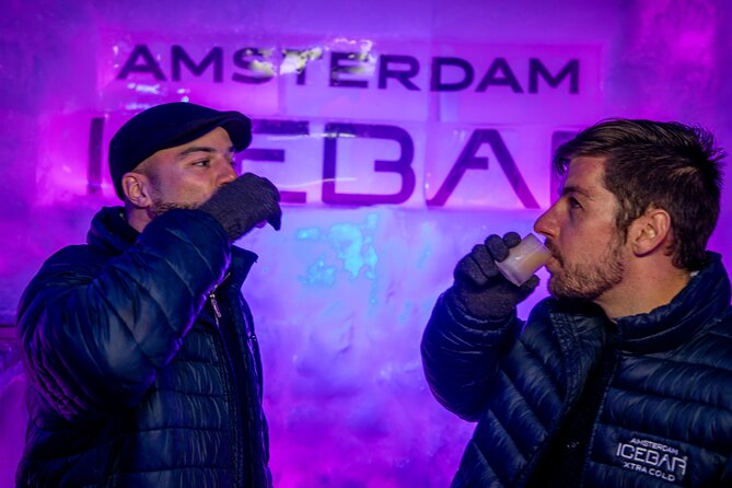 Xtracold Icebar Amsterdam, 3 Drinks Included - Drinks in ice glassware: fun novelty, limited menu, and pacing